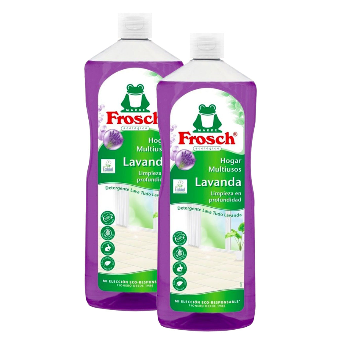 Pack of 2 Frosch Lavender Multi-Purpose Household Cleaners 1L