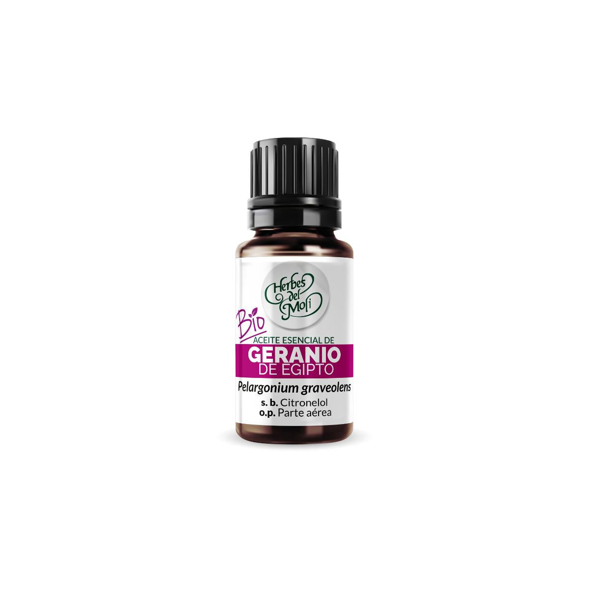 Huile essentielle de géranium ECO Herbes del Molí 10 cc
