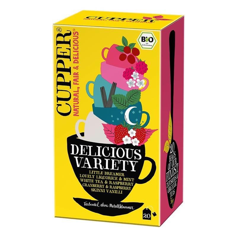 Assortiment biologische thee Cupper 20 zakjes