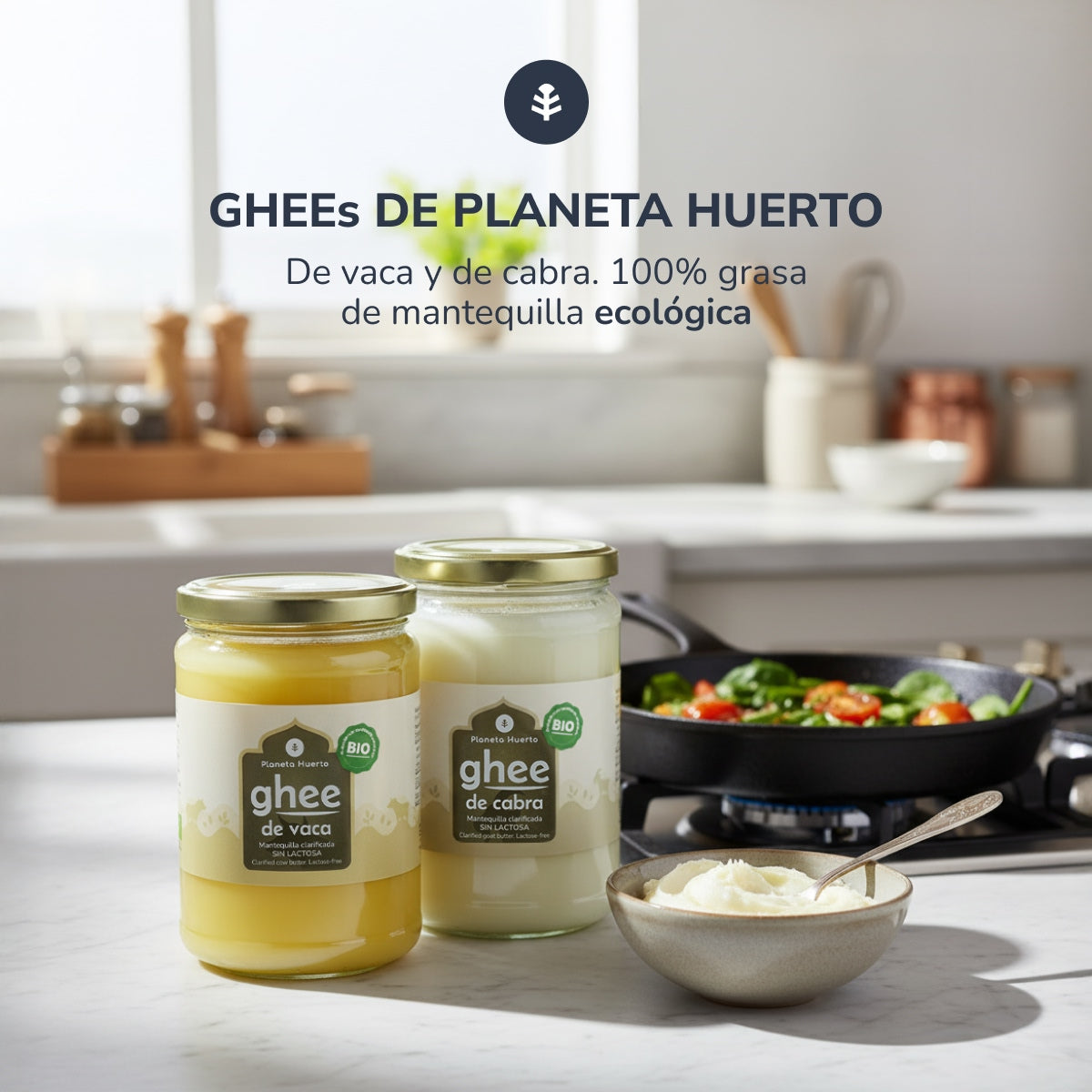 Beurre clarifié de chèvre ECO Planeta Huerto 500 g