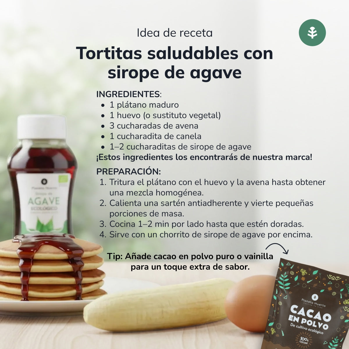 Raw ECO Agave Syrup Planeta Huerto 500 ml