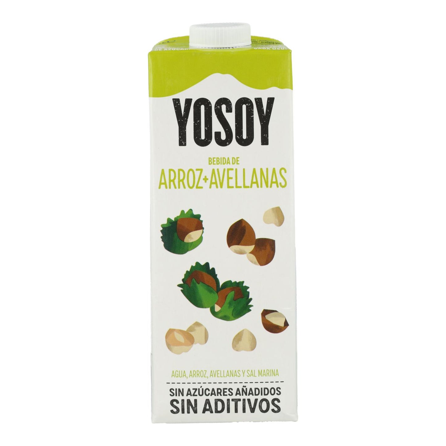 Pack of 6 YOSOY Rice and Hazelnut Drinks 1L