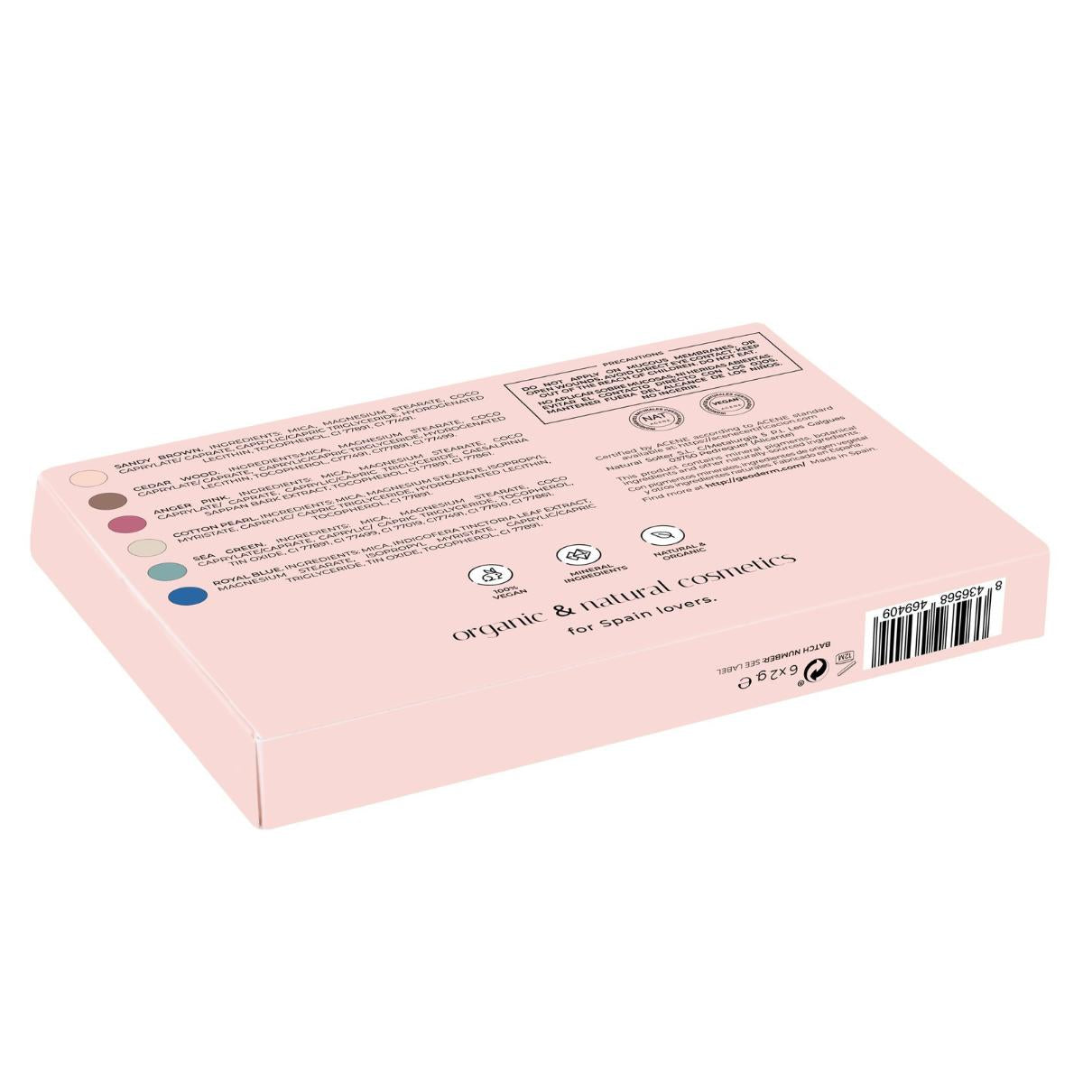 Paleta cieni do powiek Tropical Dream (wegańska) Geoderm 12 g