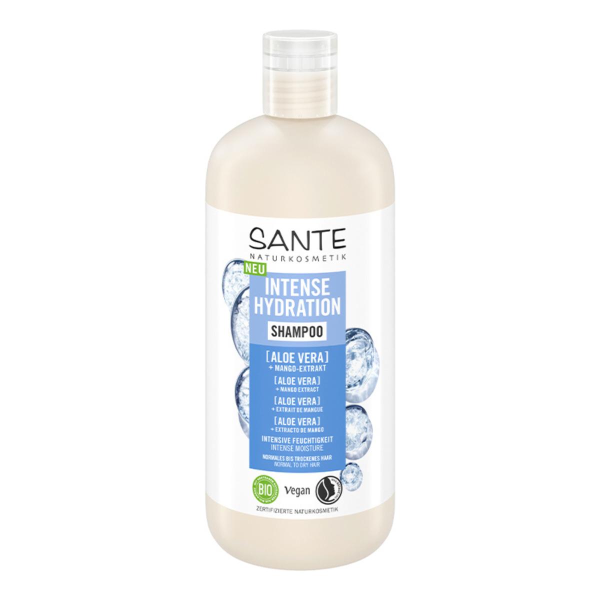 Intensiv feuchtigkeitsspendendes Aloe-Shampoo Sante 500 ml