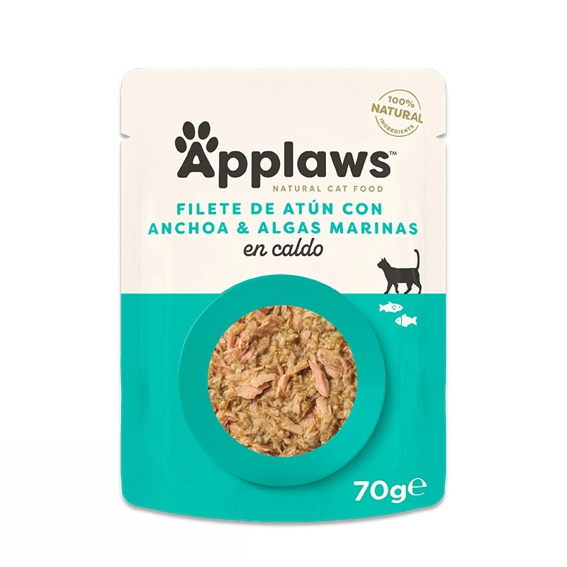 Applaws wet cat food with tuna, anchovies and seaweed 70 g