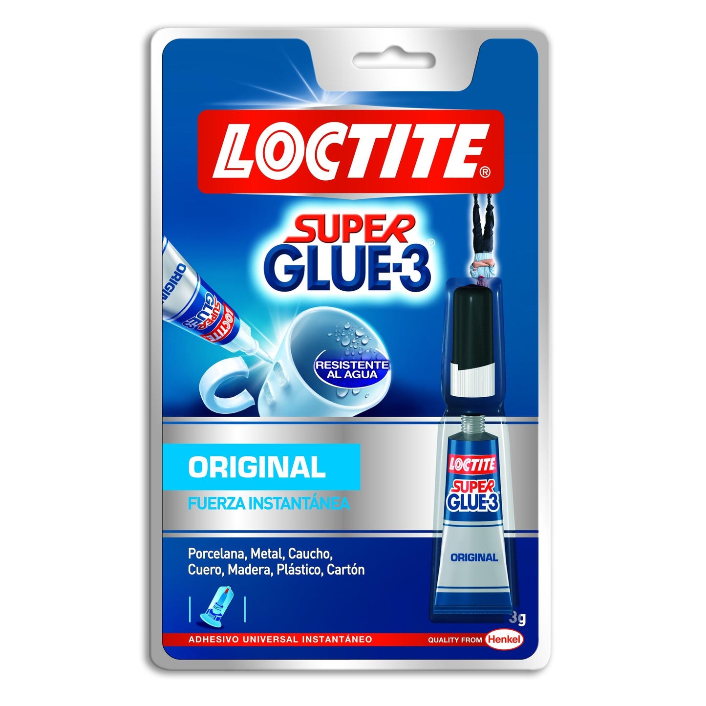 Colle instantanée universelle Loctite SuperGlue-3 3 g