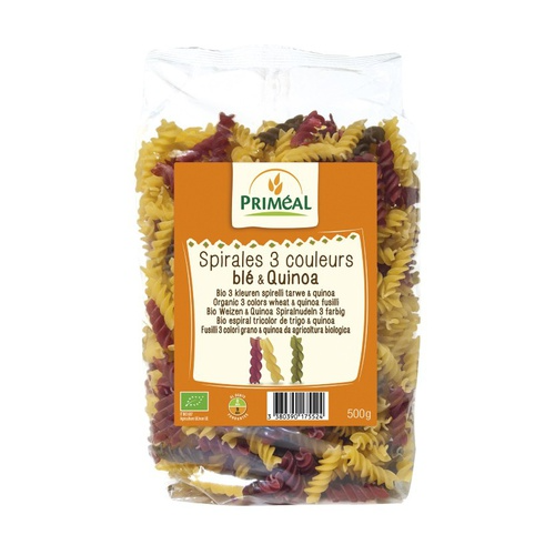 Priméal Tricolour Wheat and Quinoa Spirals 500 g