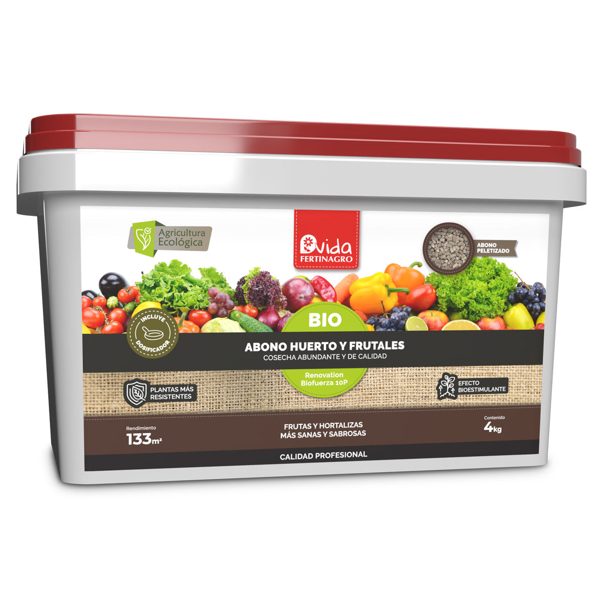 Bio-Dünger für Obst- und Gemüsegärten Fertinagro 4 kg