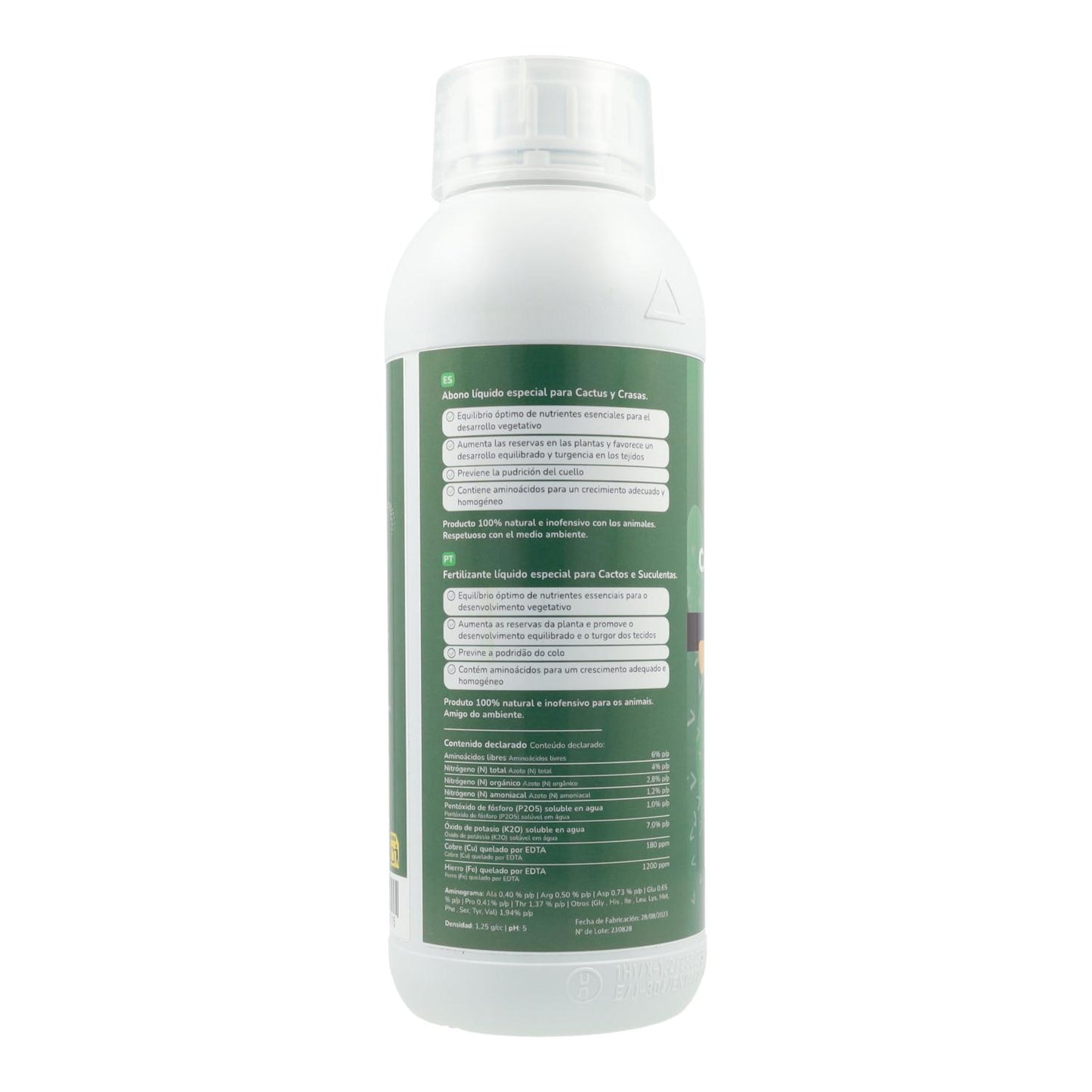Kaktusar och krassor Flytande gödselmedel Planeta Huerto 1 l