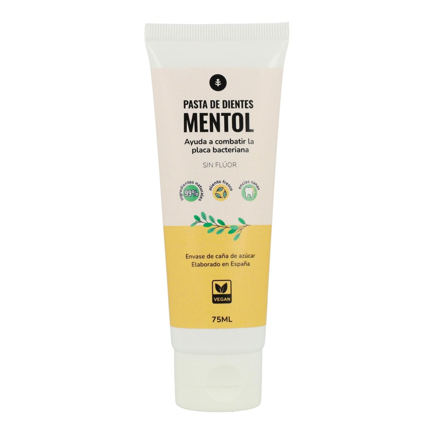 Zahnpasta ohne Fluorid Menthol Planeta Huerto 75 ml