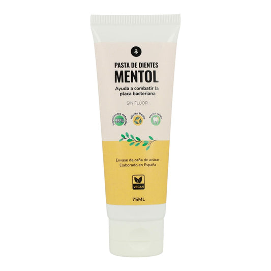 Tandkräm utan fluor Menthol Planeta Huerto 75 ml