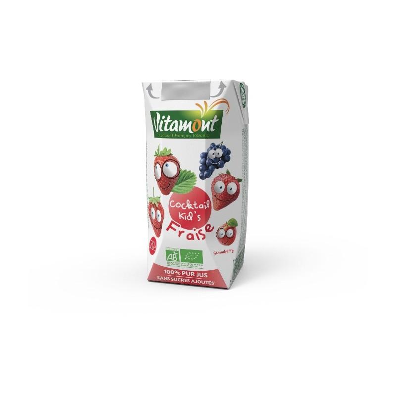 Vitamont Erdbeersaft 6 Packungen à 200 ml
