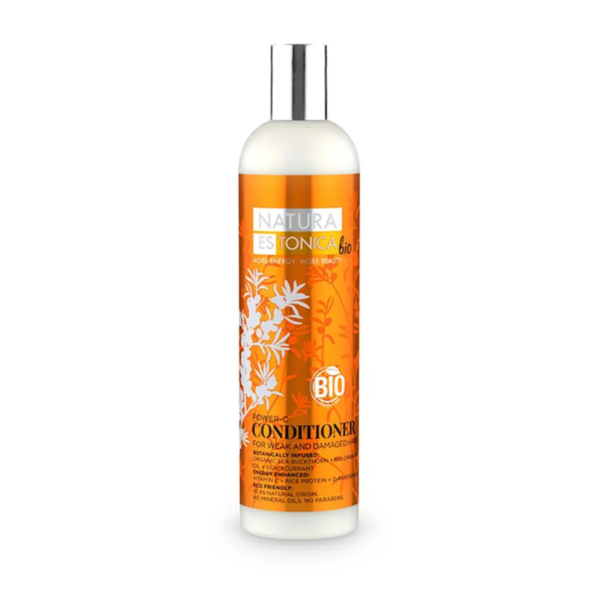 Après-shampooing pour cheveux fragiles et abîmés Power-C Natura Estonica 400 ml