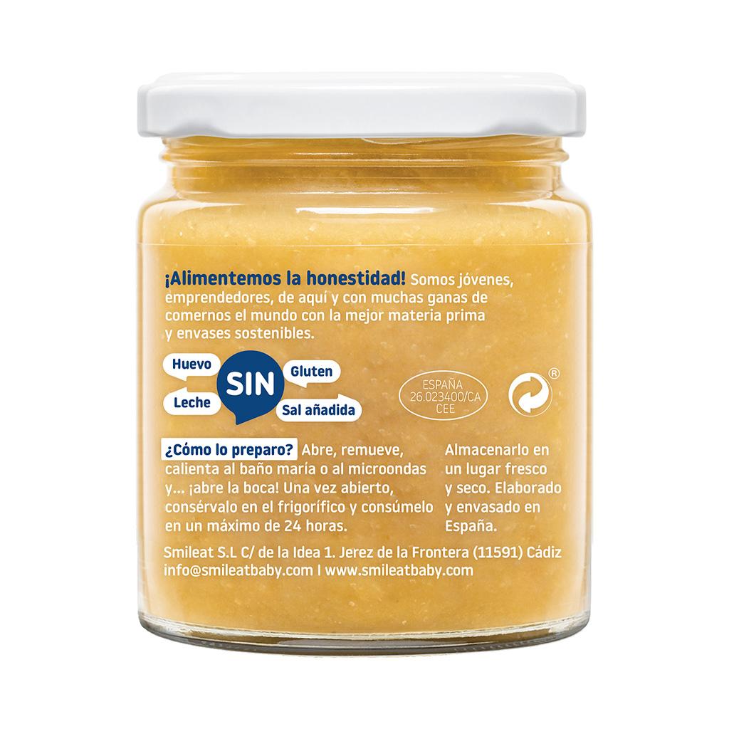 Vasetto BIO di verdure biologiche con baccalà Smileat 230 g