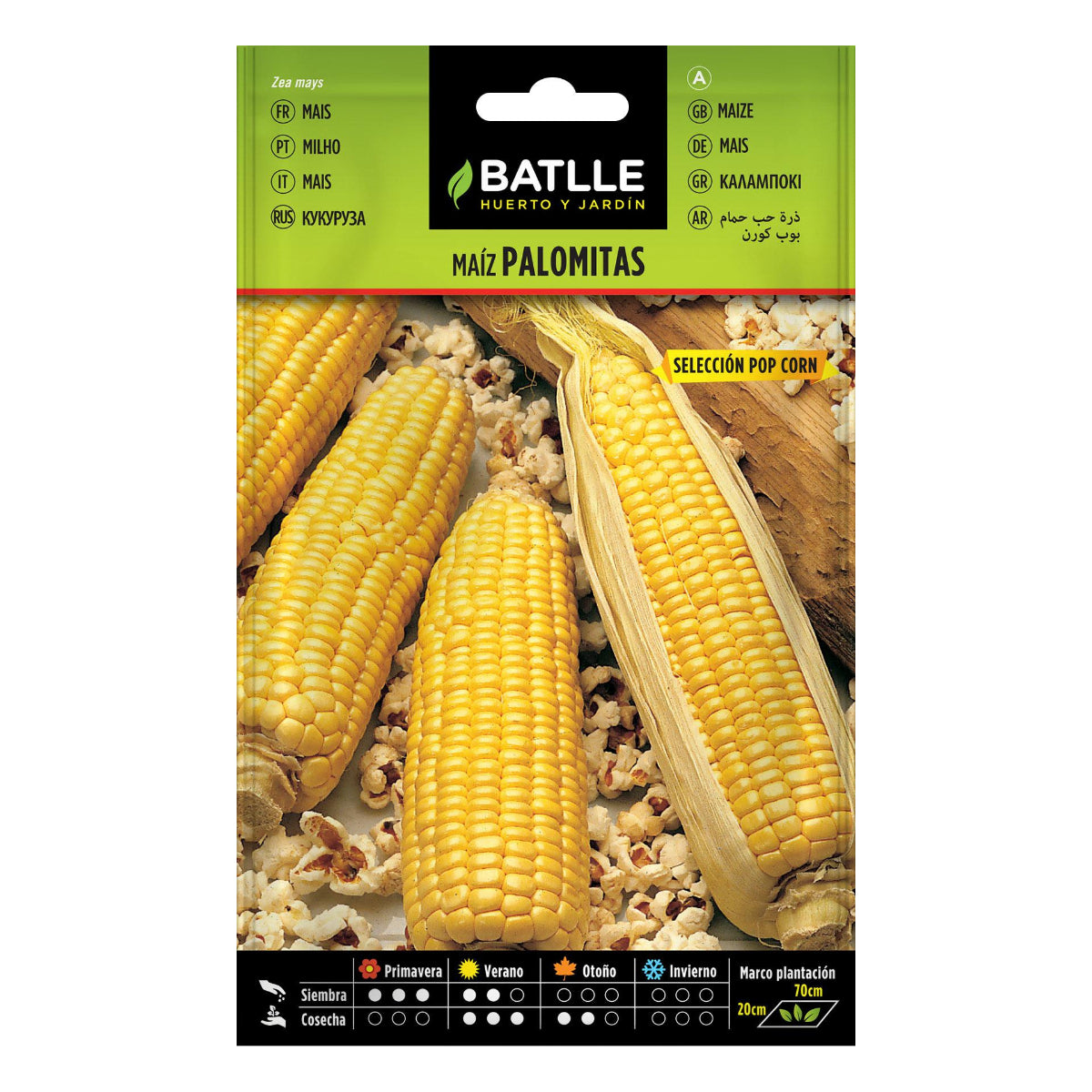 Popcorn-Maiskörner Pop Corn Batlle