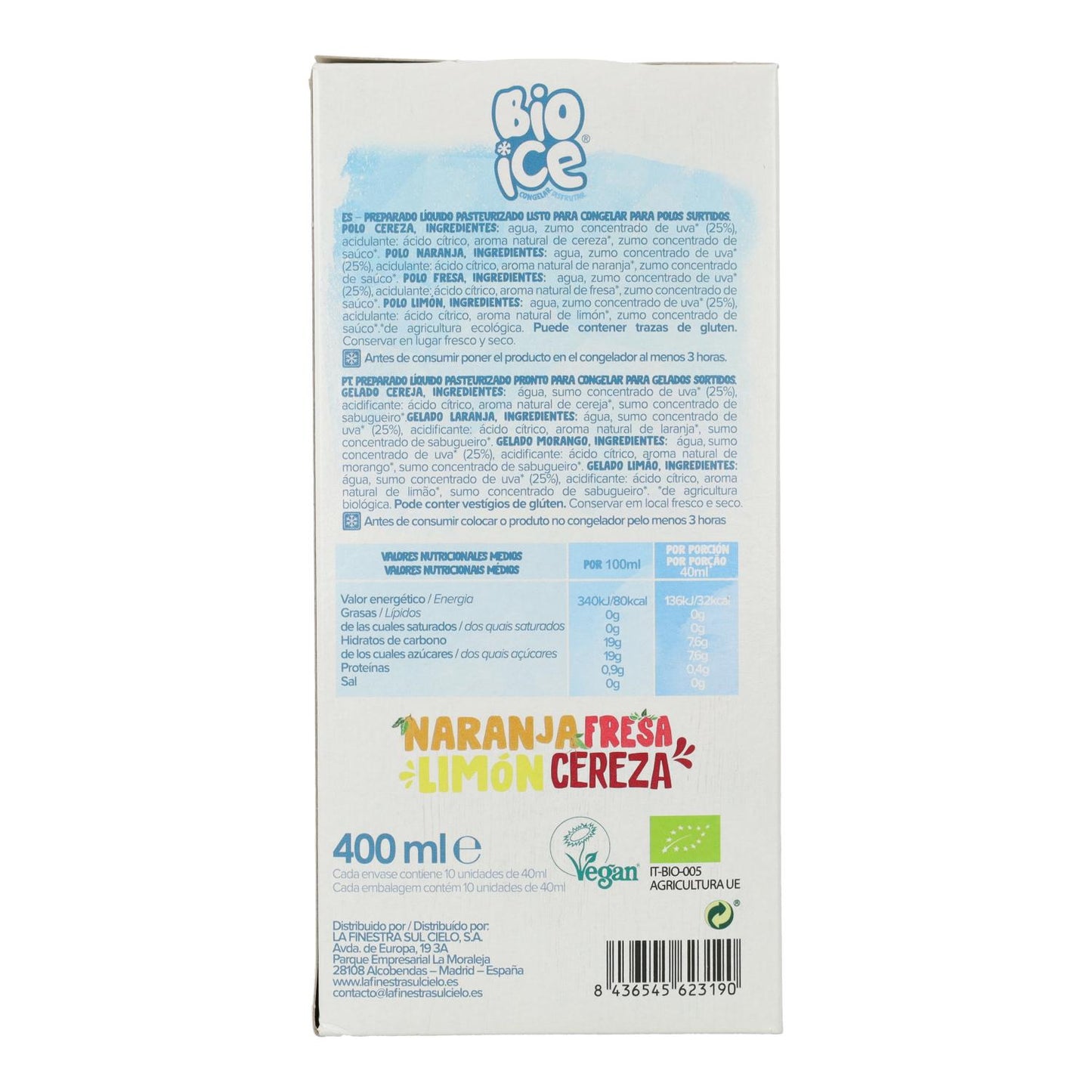 Ghiaccioli Bio Ice La Finestra Sul Cielo 400 ml