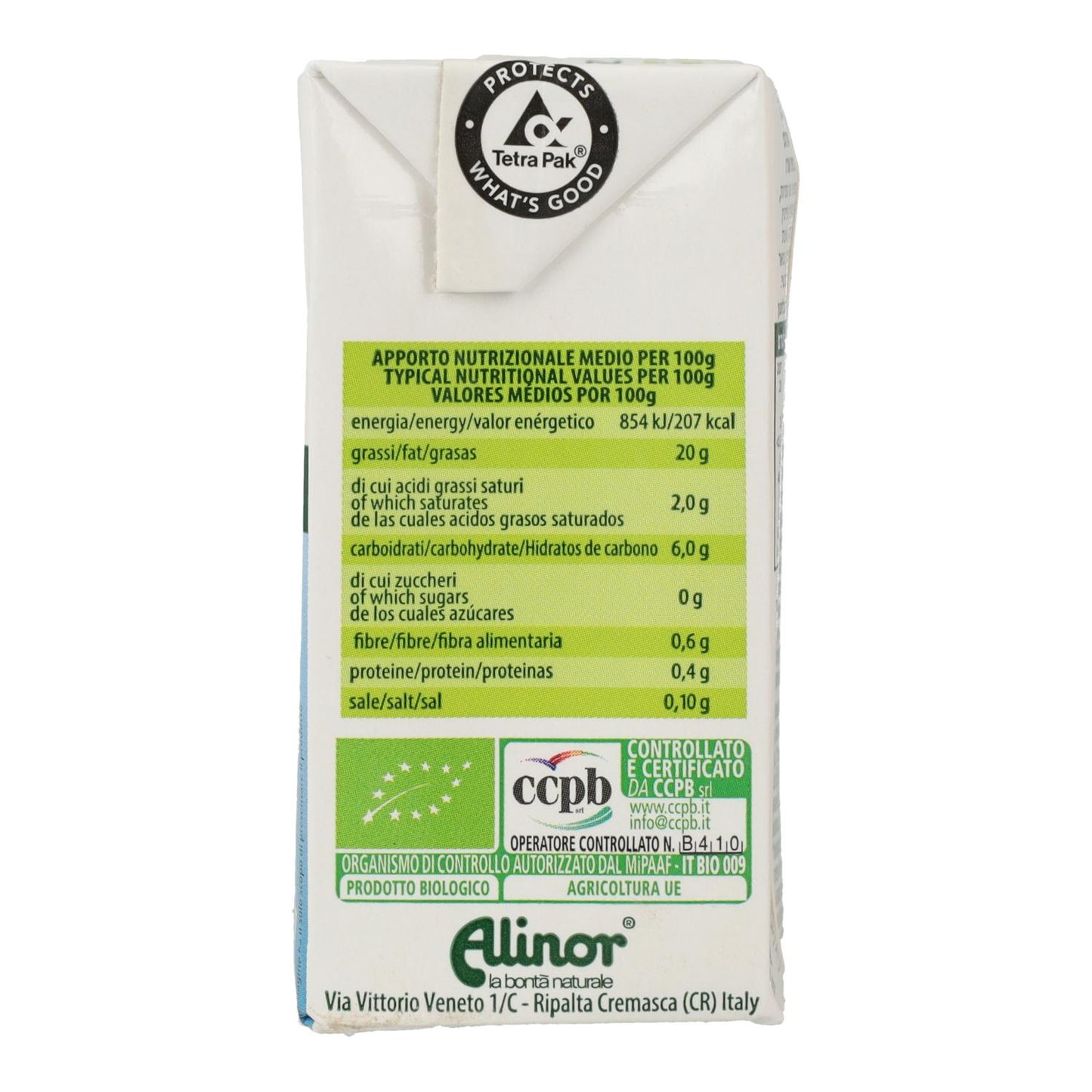 Flytande risgrädde för matlagning Bio Vitariz 200 ml