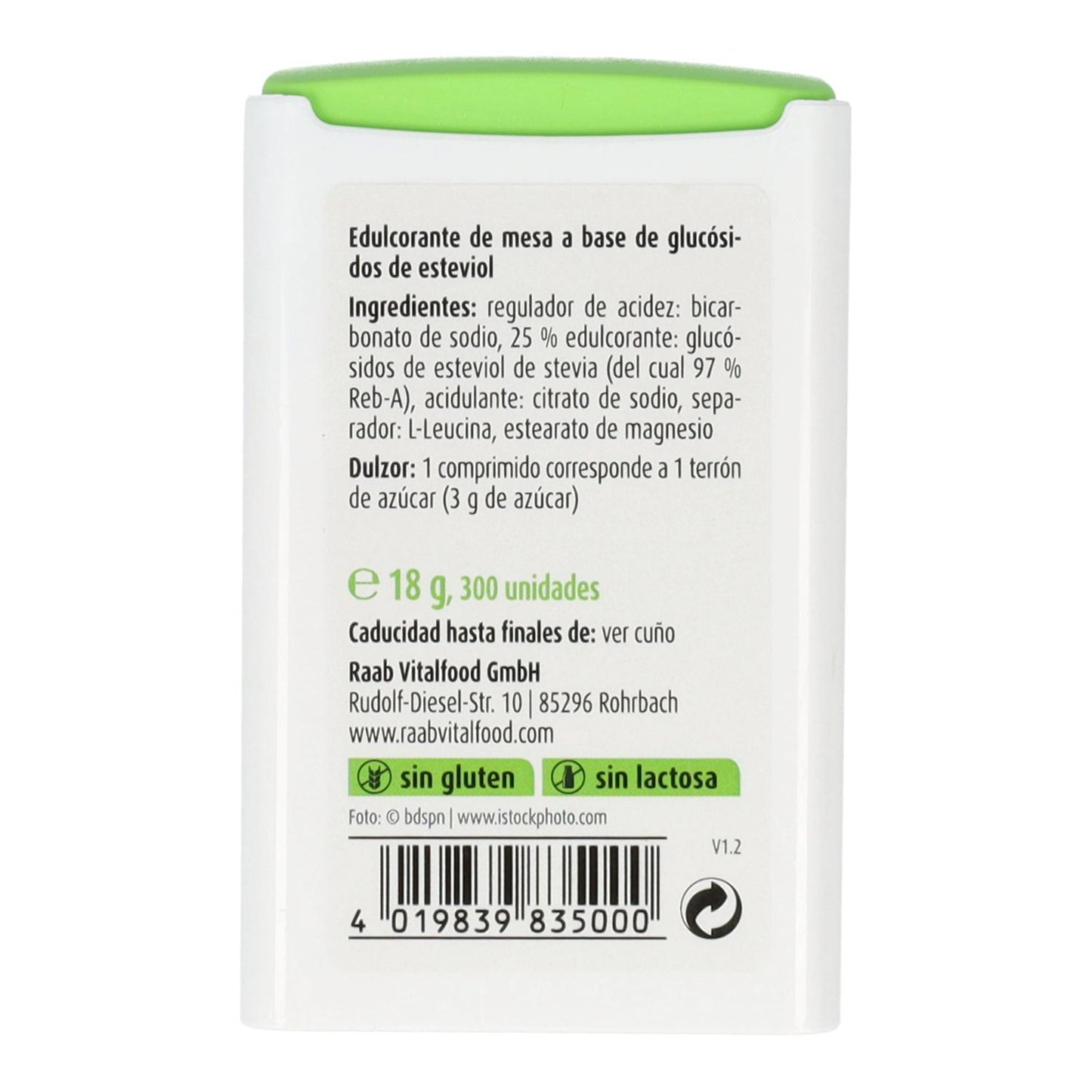 Stewia Premium w tabletkach Raab, 300 tabletek