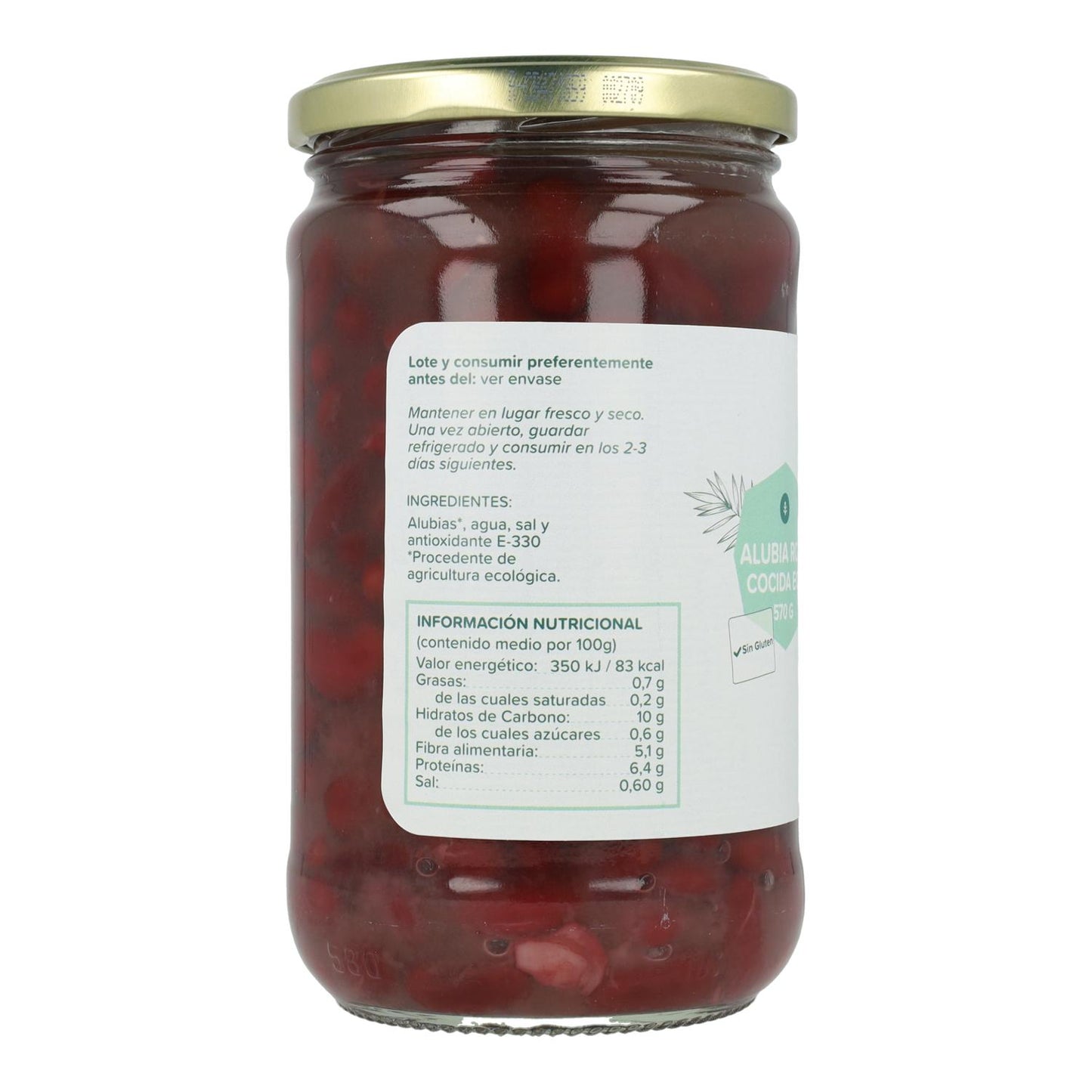 Rote gebackene Bohnen ECO Planeta Huerto 570 g