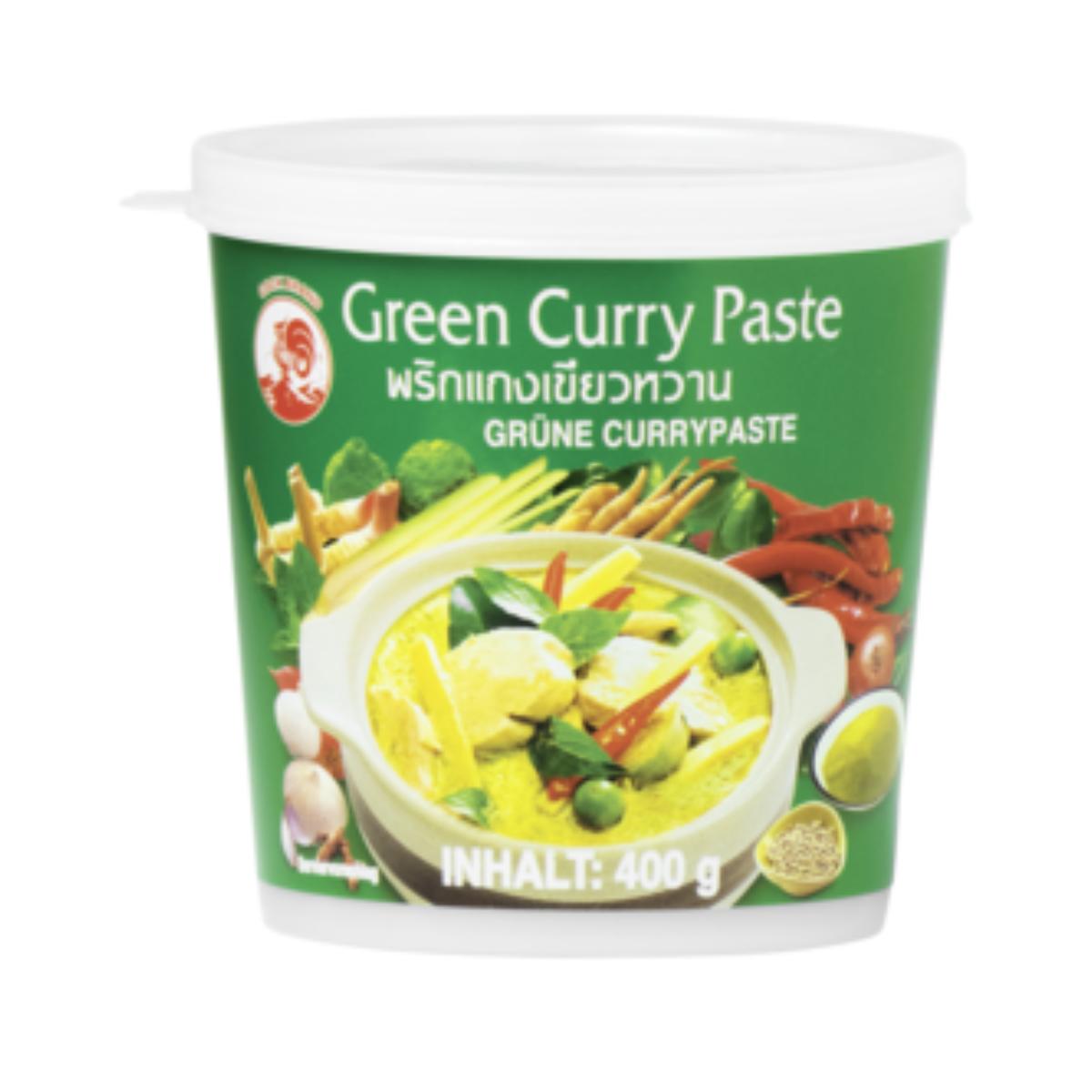 Pasta de Curry, verde Cock 400 g