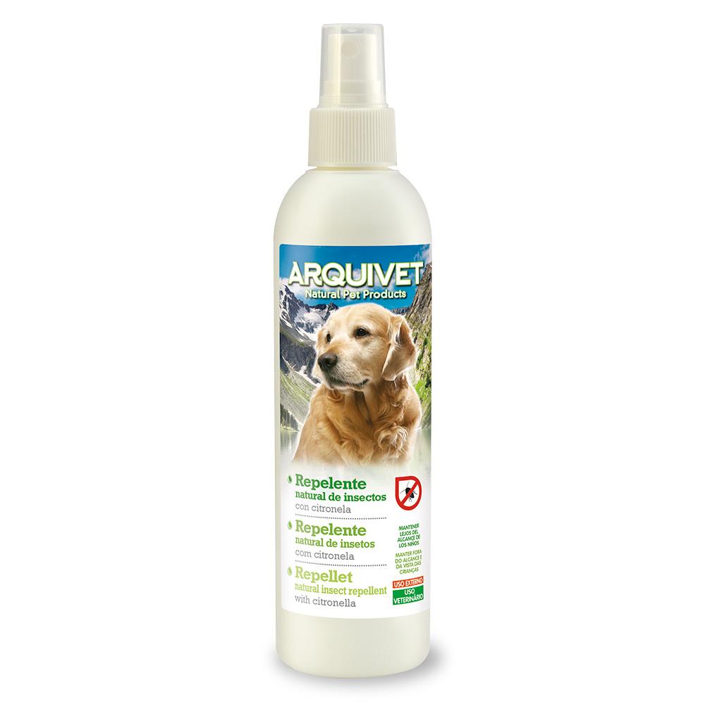 Natuurlijk insectenwerend middel voor honden met citronella Arquivet 250 ml