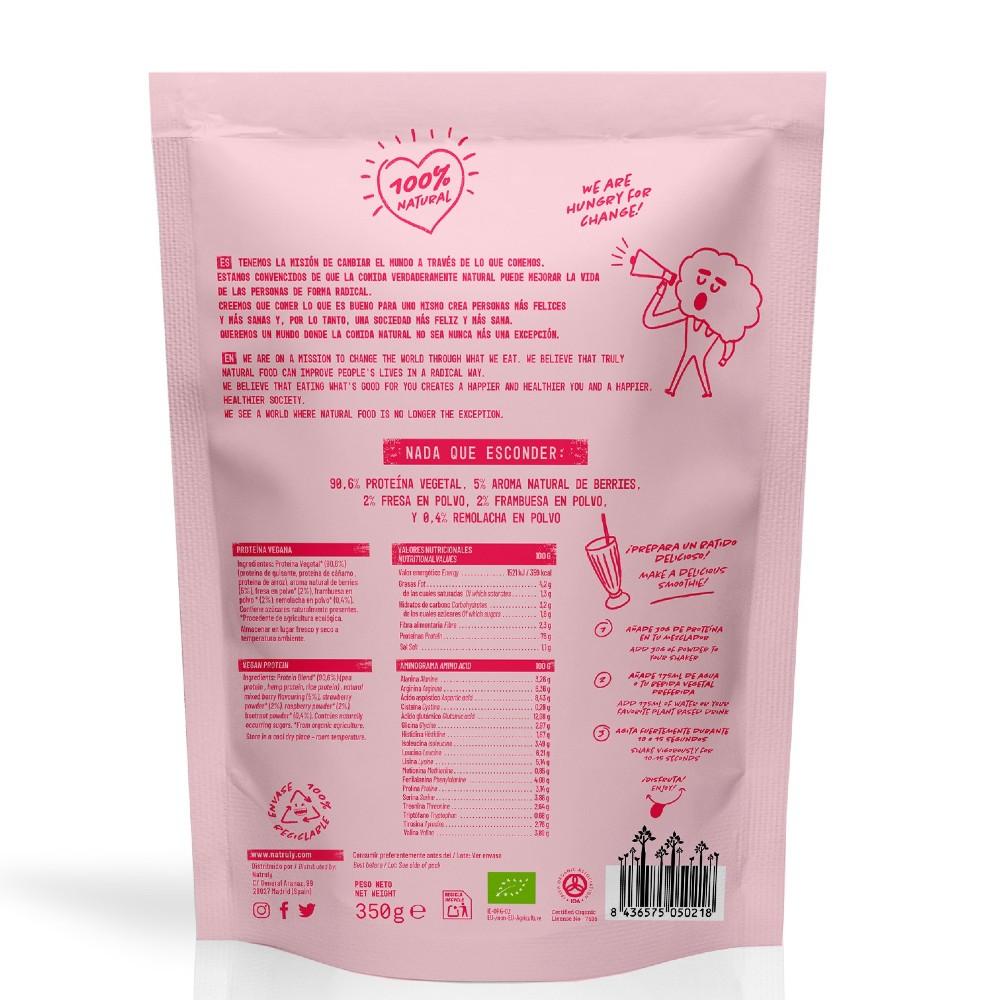 Natruly Vegan Protein Raspberry Strawberry, 350g