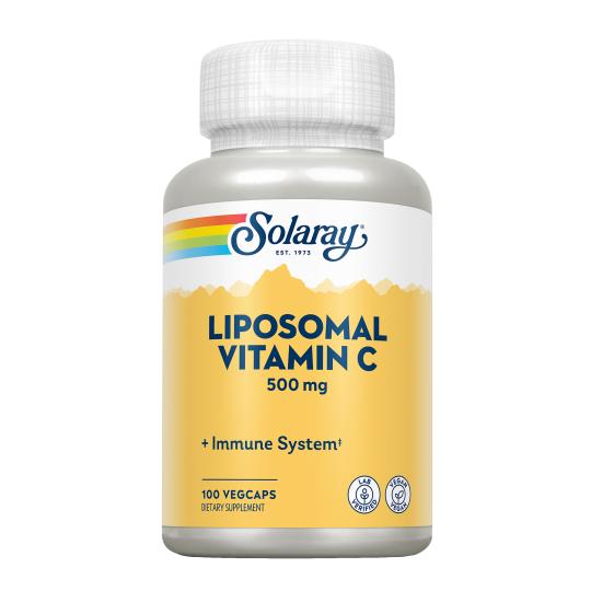 Liposomale vitamine C 500 mg Geschikt voor veganisten SOLARAY 100 Vegcaps
