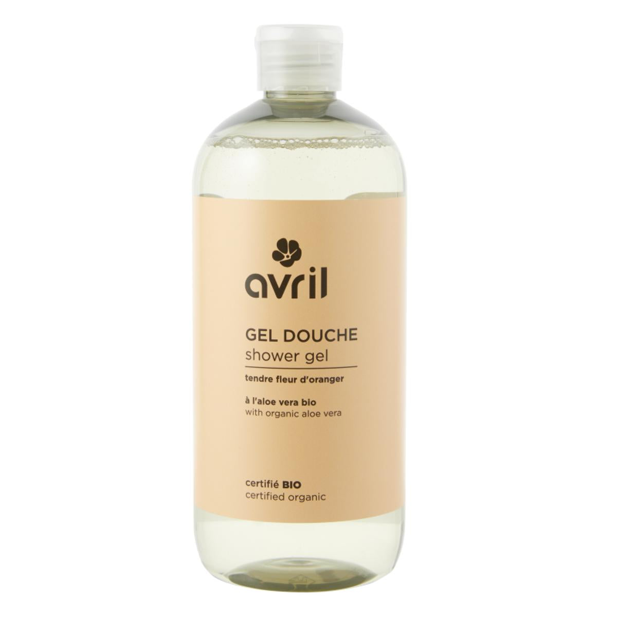 Gel douche BIO à la fleur d'oranger Avril 500 ml