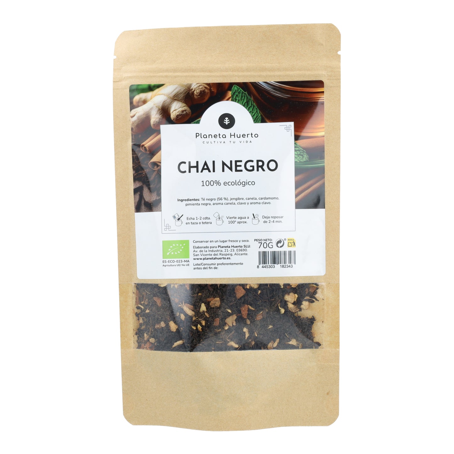 Czarna herbata chai ECO Planeta Huerto 70g