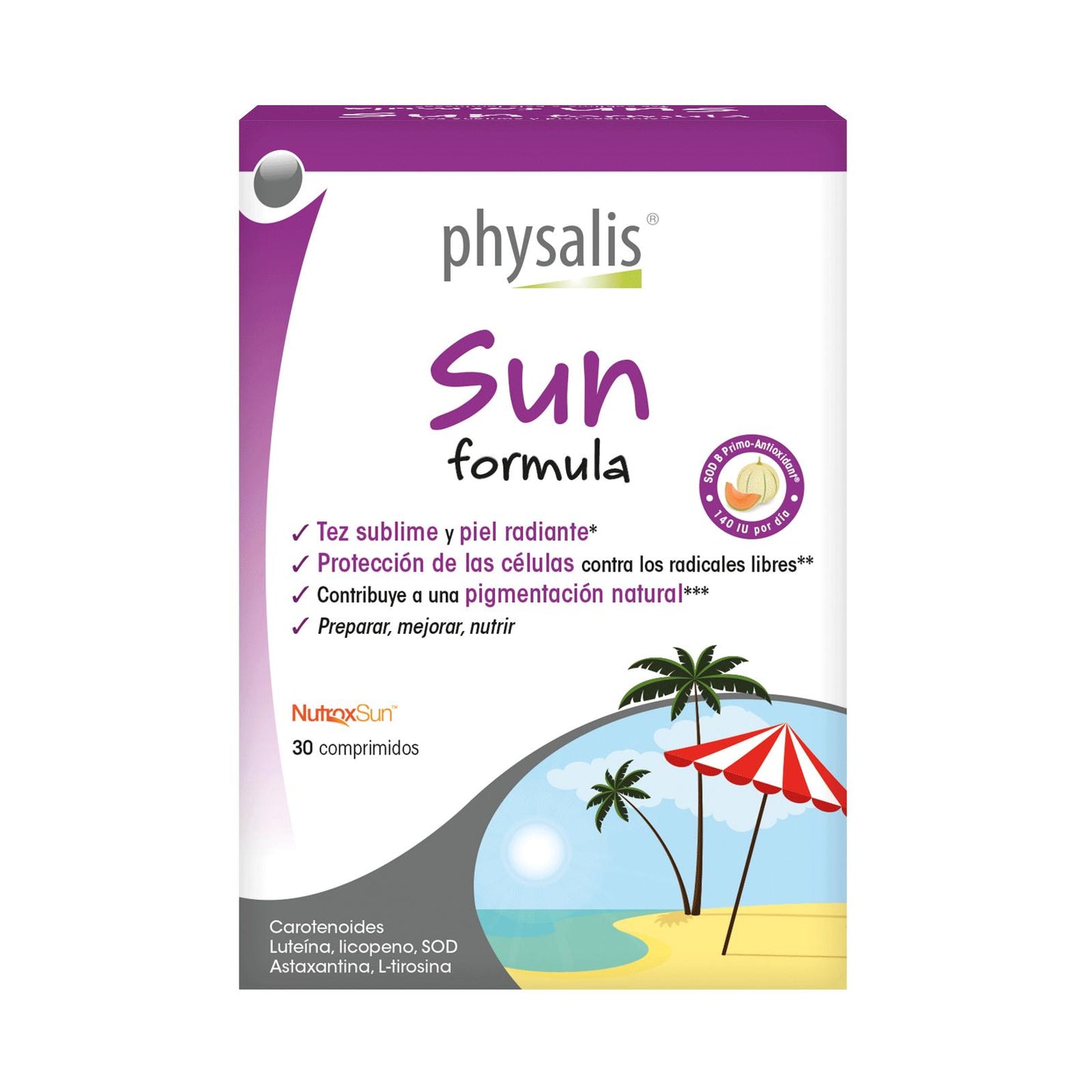 Sun Formula 30 comprimés Physalis