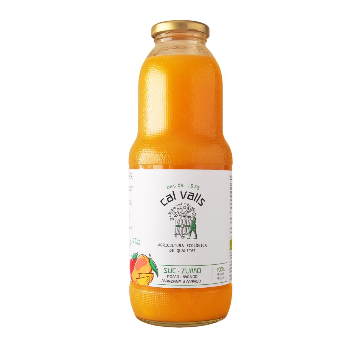 Bio-Mango-Apfel-Saft Cal Valls 1 l