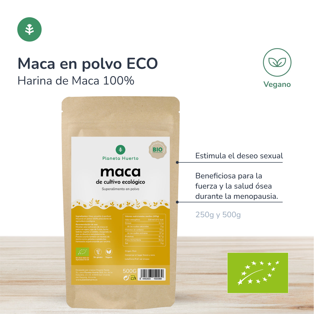 Poudre de maca ECO Planeta Huerto