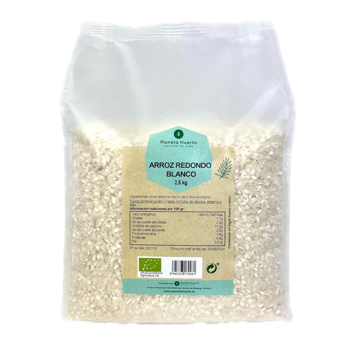 Vitt runt ris ECO Planeta Huerto 2,5 kg