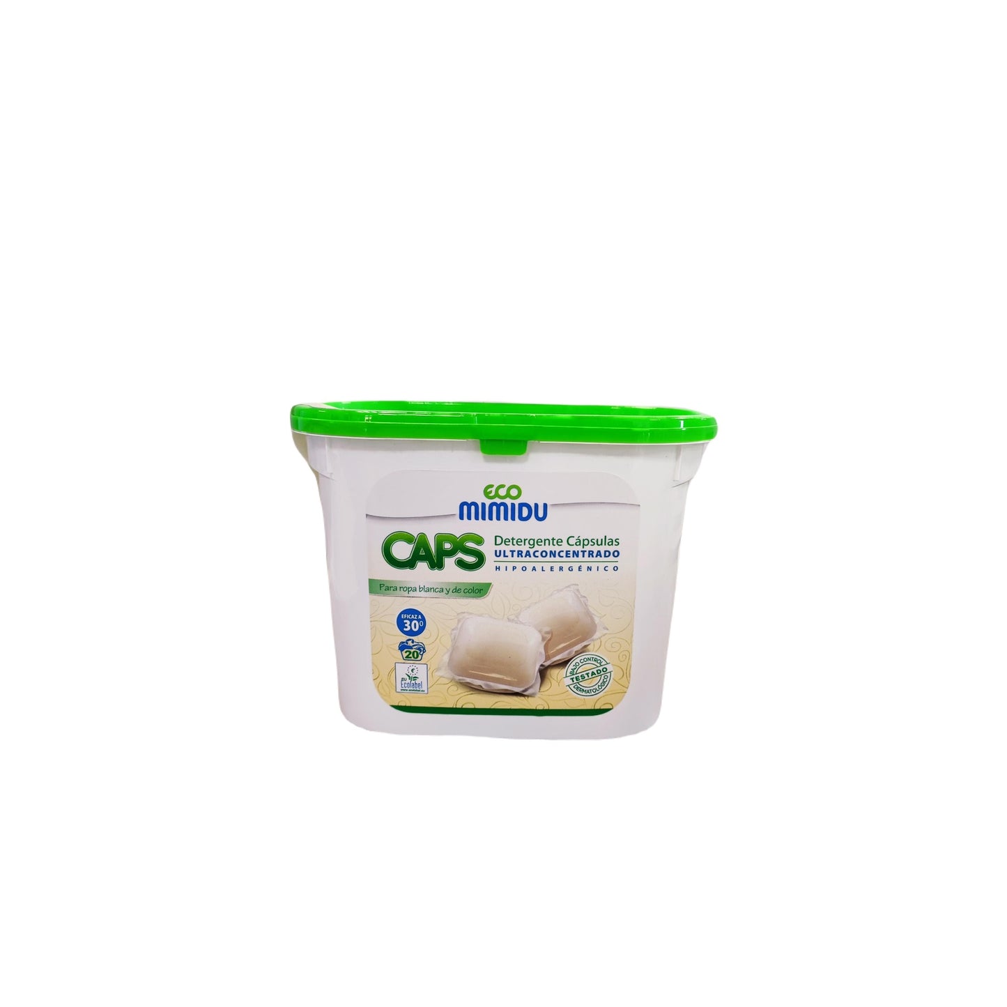 Lessive ultra-concentrée en capsules Mimidu ECO 20 doses