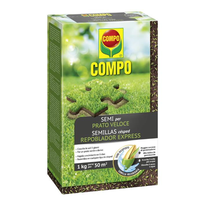 Compo Graines de gazon de repopulation 1 kg
