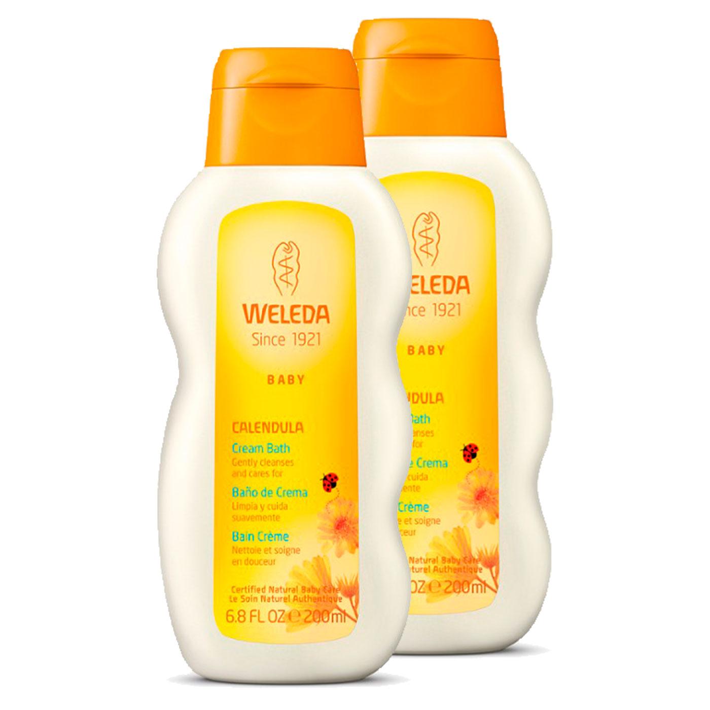 Aktionspackung 2 Stück Weleda Calendula-Badecreme 200 ml
