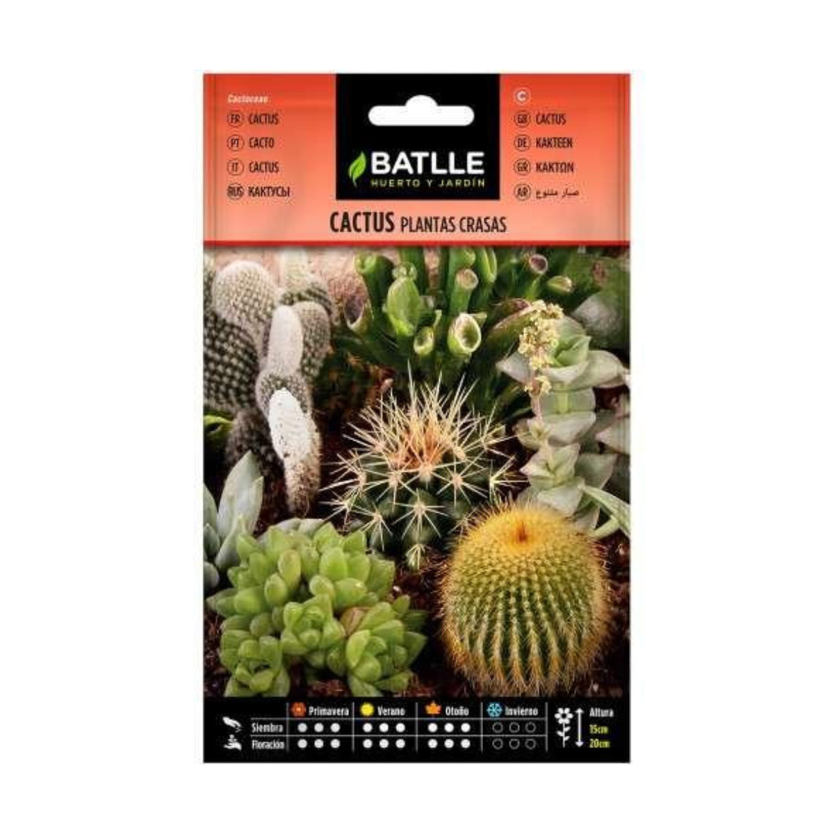 Zaden van cactussen en vetplanten Batlle