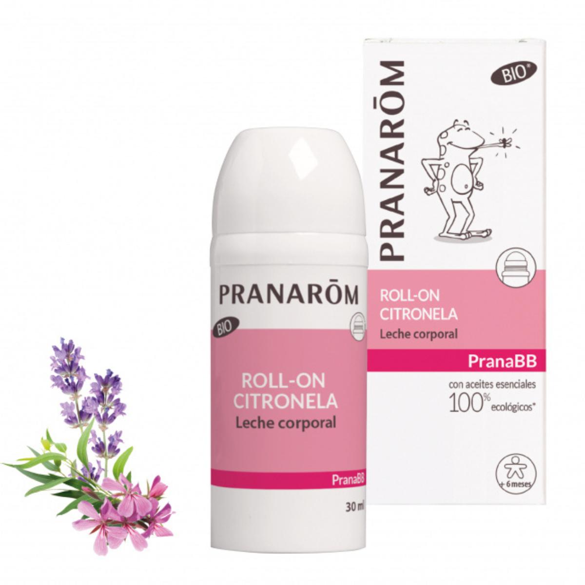 Roll-on citronella latte corpo BIO Pranarôm 30 ml