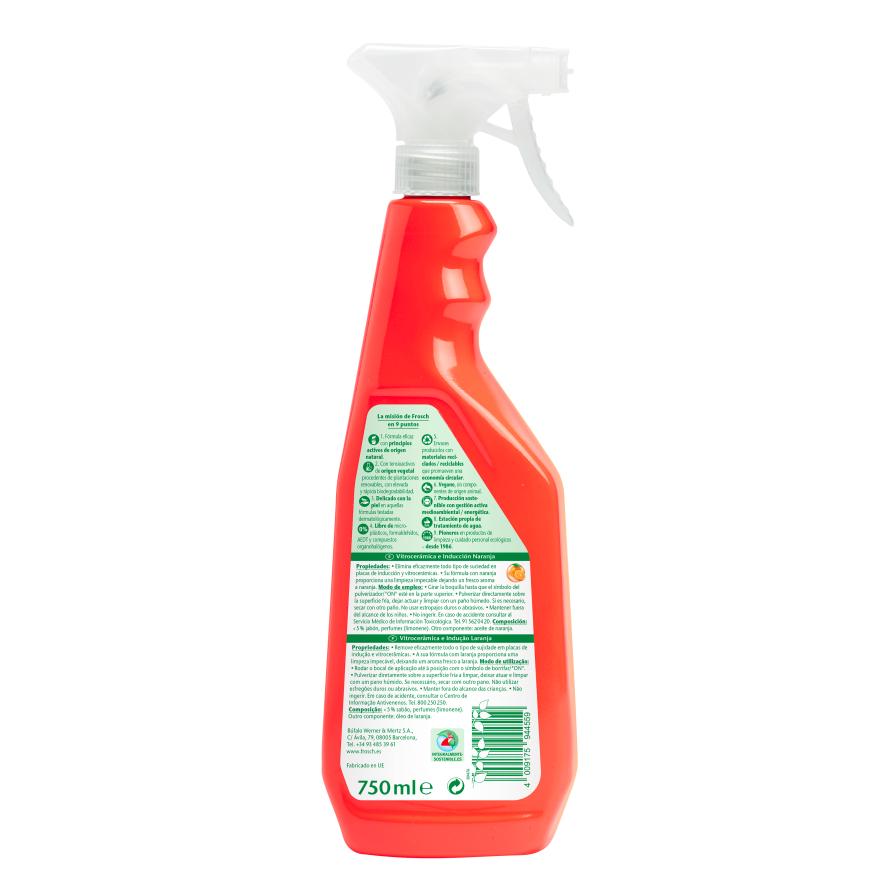 Oven- en kookplaatreiniger Orange eco Frosch 750 ml
