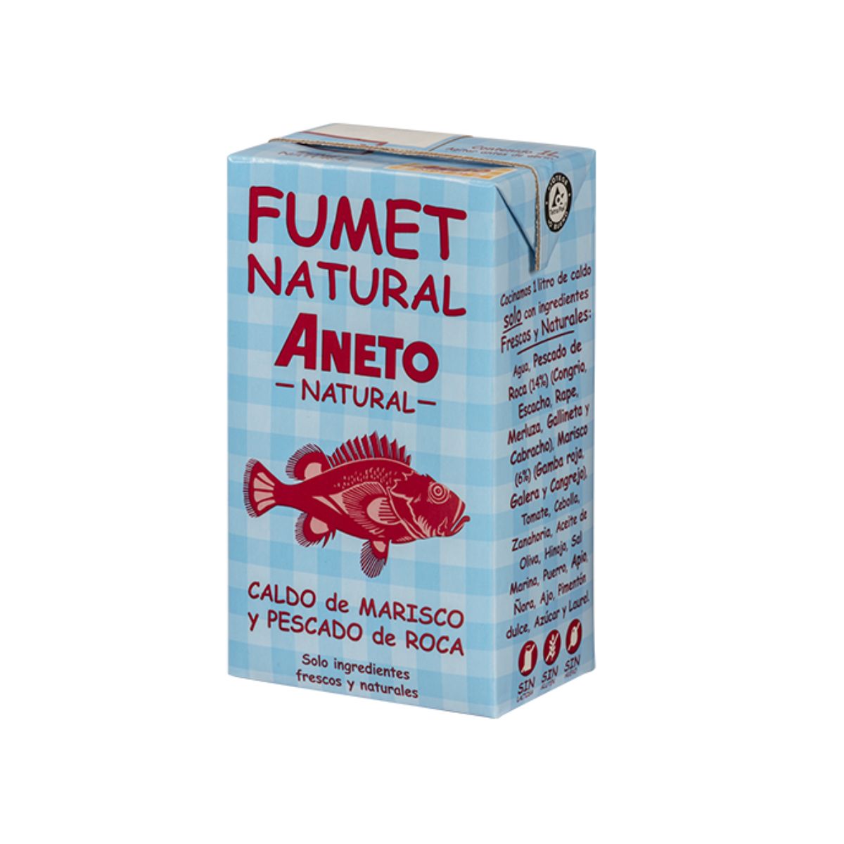 Natuurlijke bouillon Aneto Fumet Vis en Zeevruchten Aneto 1L