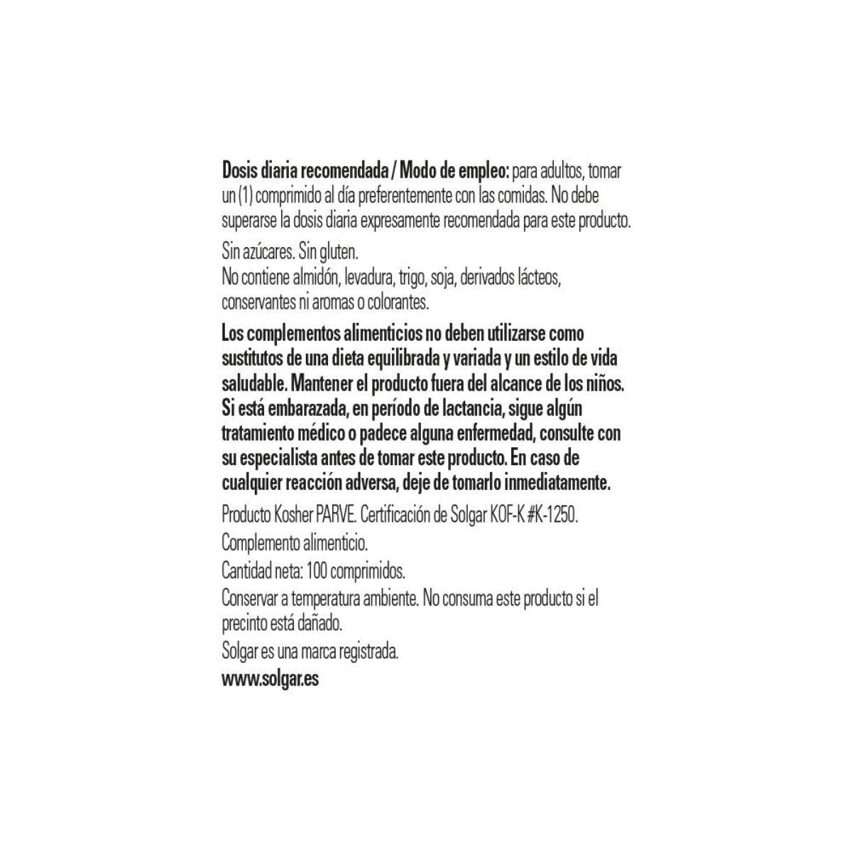 Witamina B12 100 mcg Solgar 100 tabletek