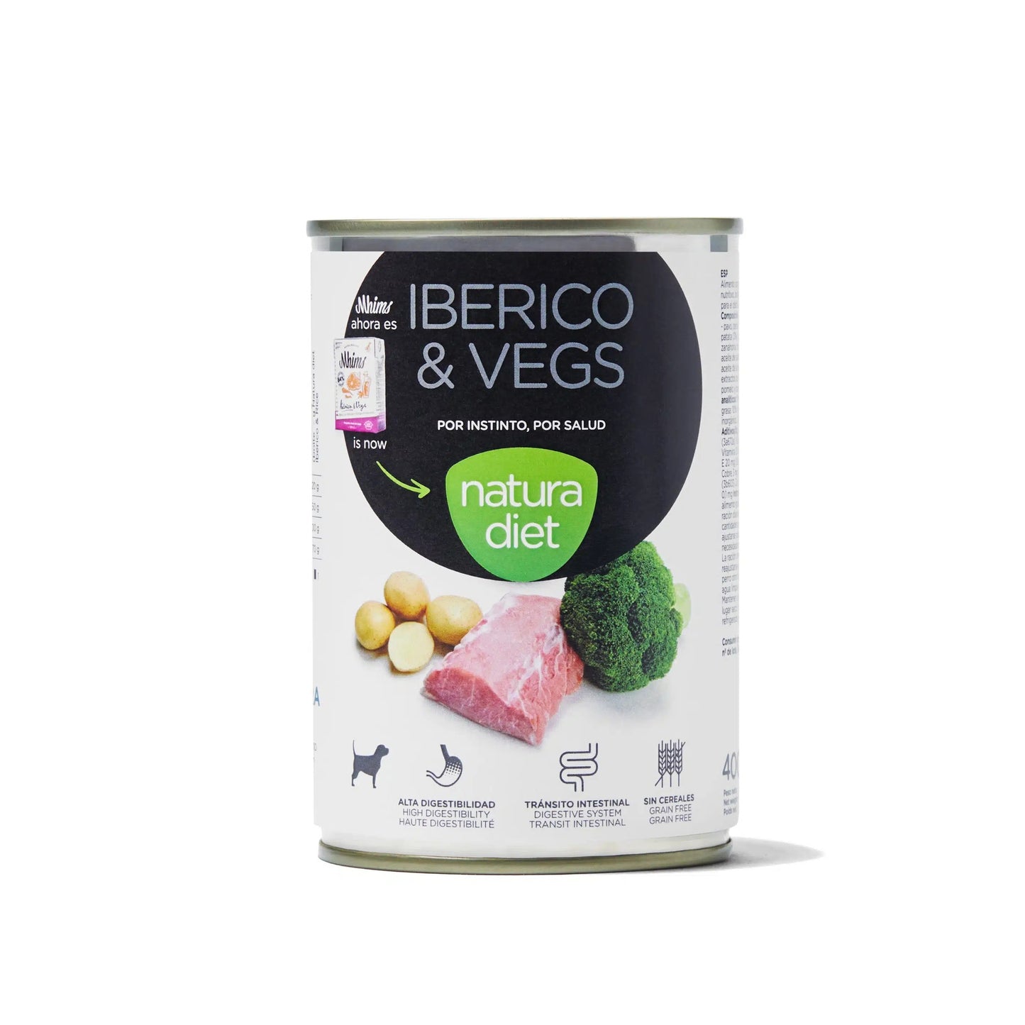 Natura Diet Dog Iberico & Vegs Natvoer voor honden 400 g