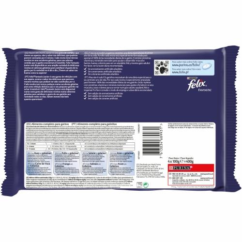 FELIX Fantastic Junior Żelatyna 4 x 85 g