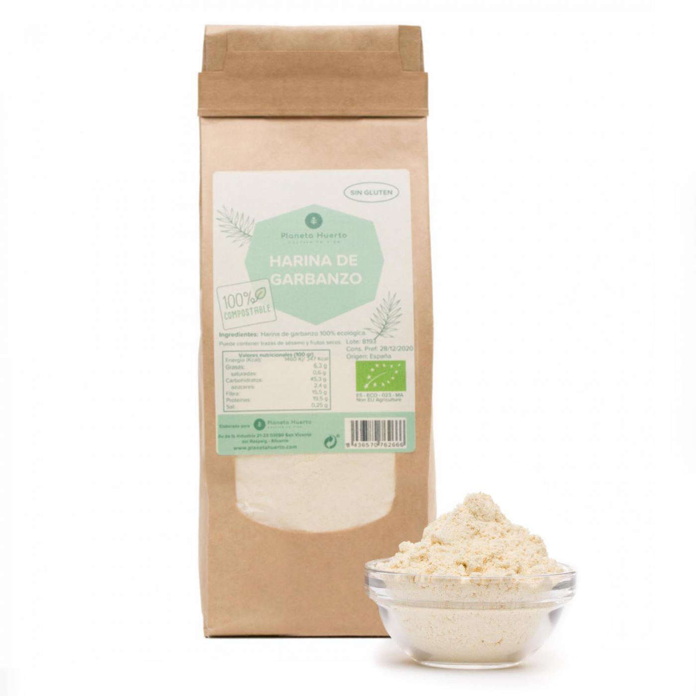Kikärtsmjöl Glutenfritt ECO Planeta Huerto