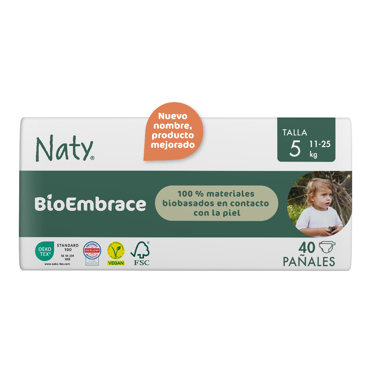 Blöja nr 5 Naty 11-25 kg Eco by Naty 40 st