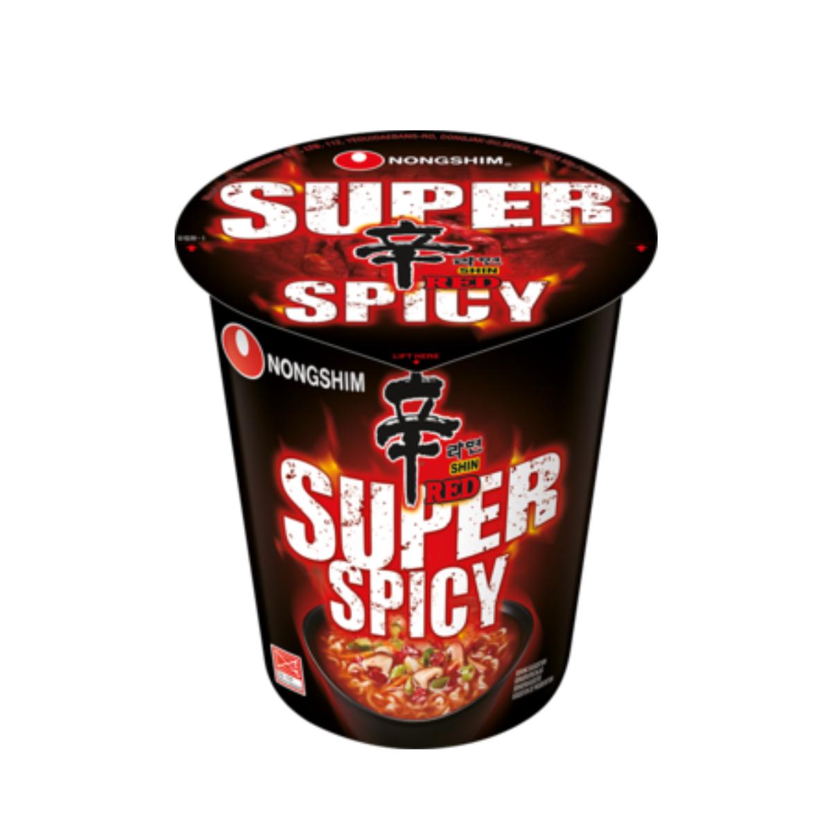 Bol de nouilles instantanées Nong Shim très épicées 68 g