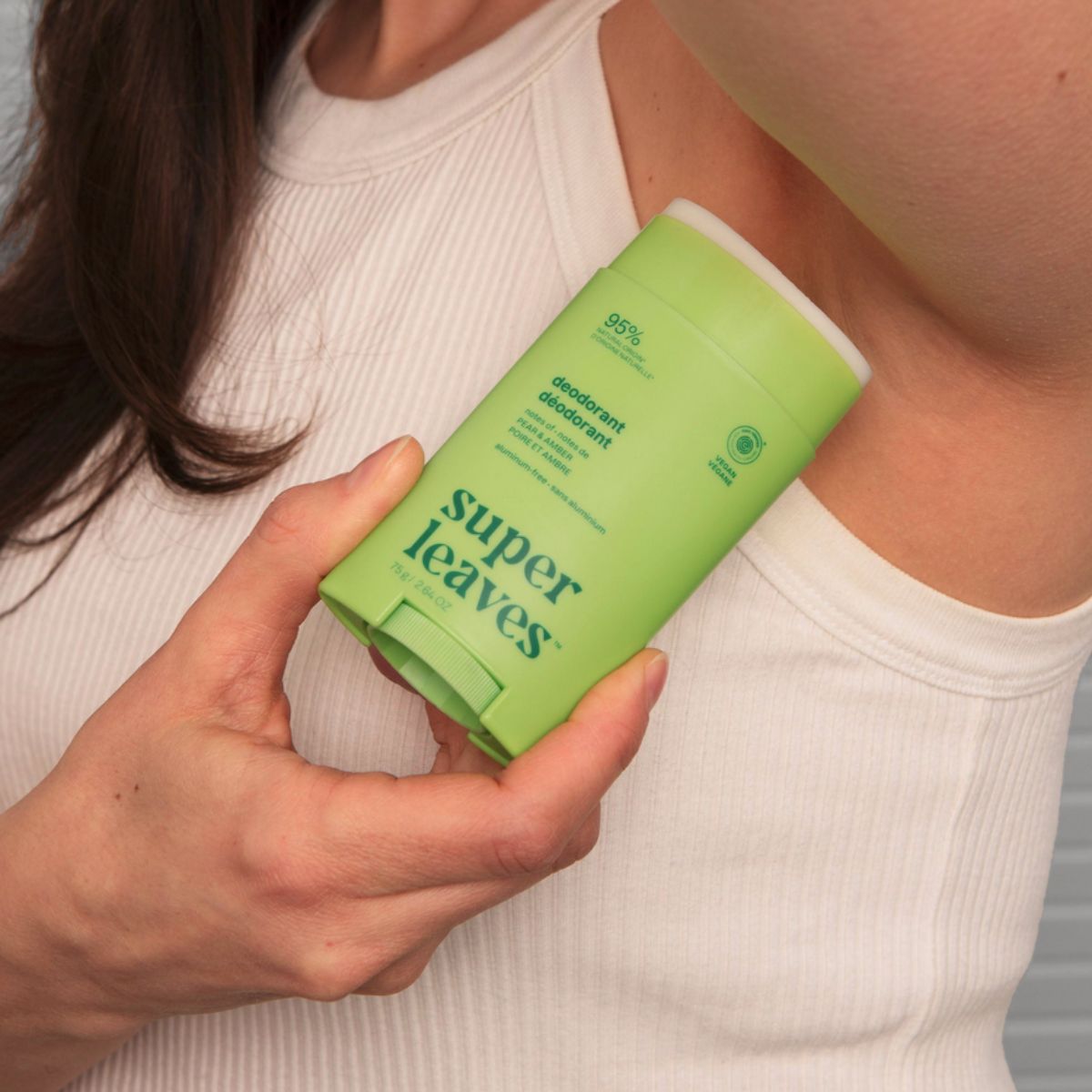 Super Leaves Deodorant – Birne und Amber Twist and Glide, Attitude, 75 g