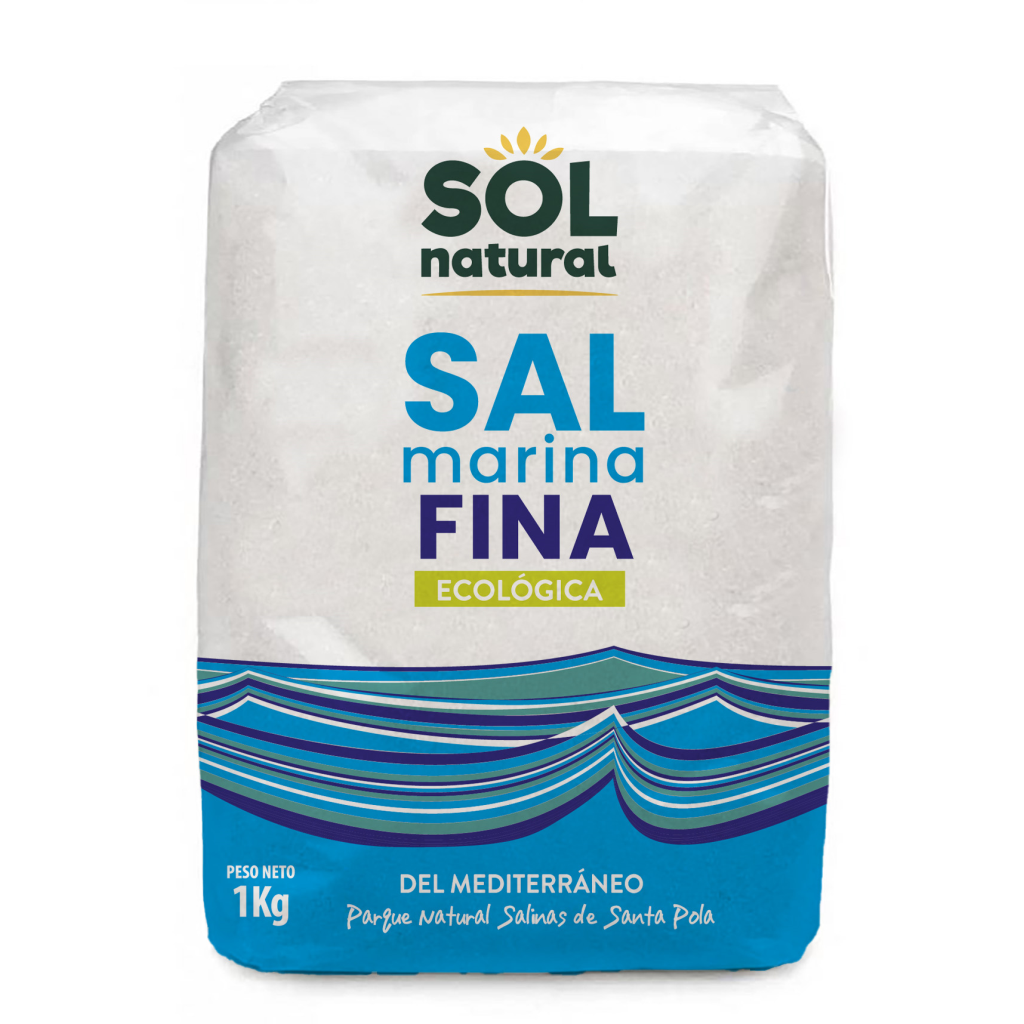 Sel marin fin biologique Sol Natural 1 kg