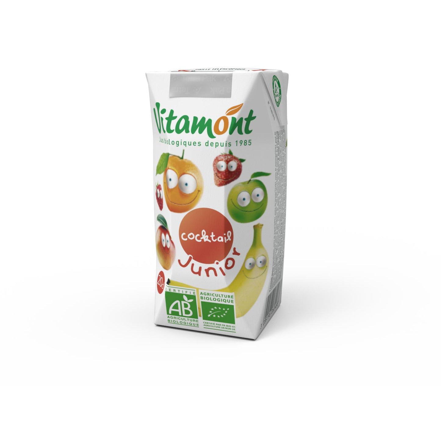 Barnjuice Junior Vitamont fruktcocktail 6 x 200 ml