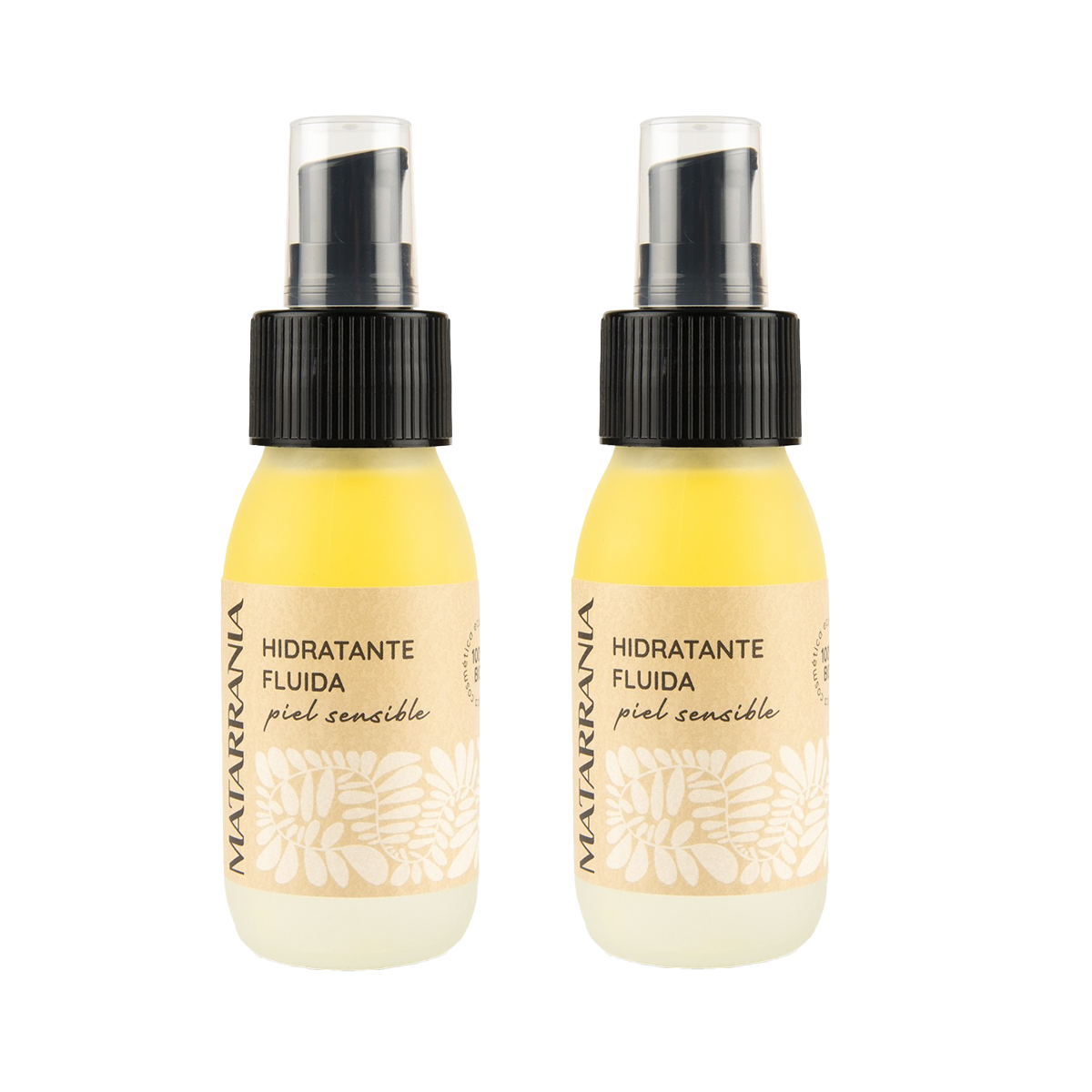 Pakket 2x Hydraterende lotion voor de gevoelige huid 100% BIO Matarrania 60 ml
